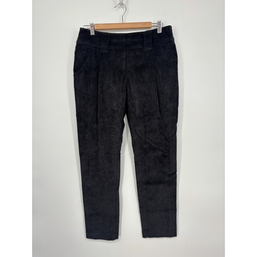 Royal Robbins Pants Womens 6 Black Corduroy Straight Leg